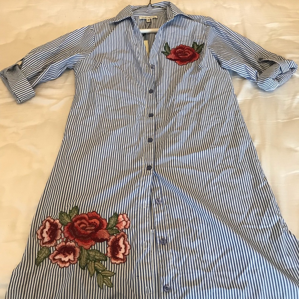 Beautiful airy button down dress